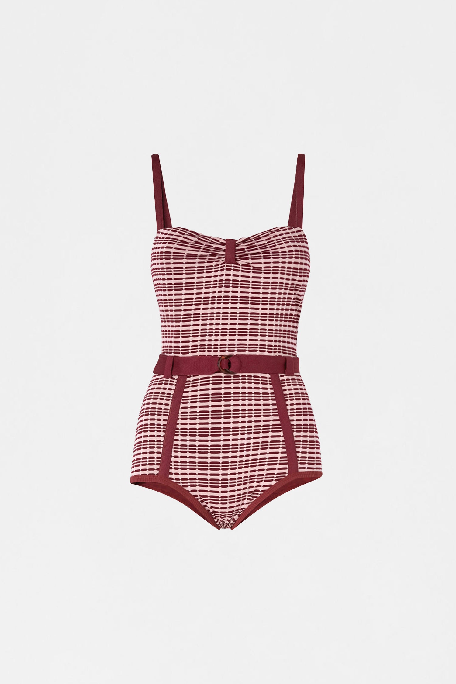 Patterned Belted Playsuit