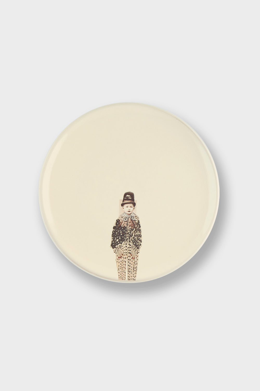 Set of three bread plates