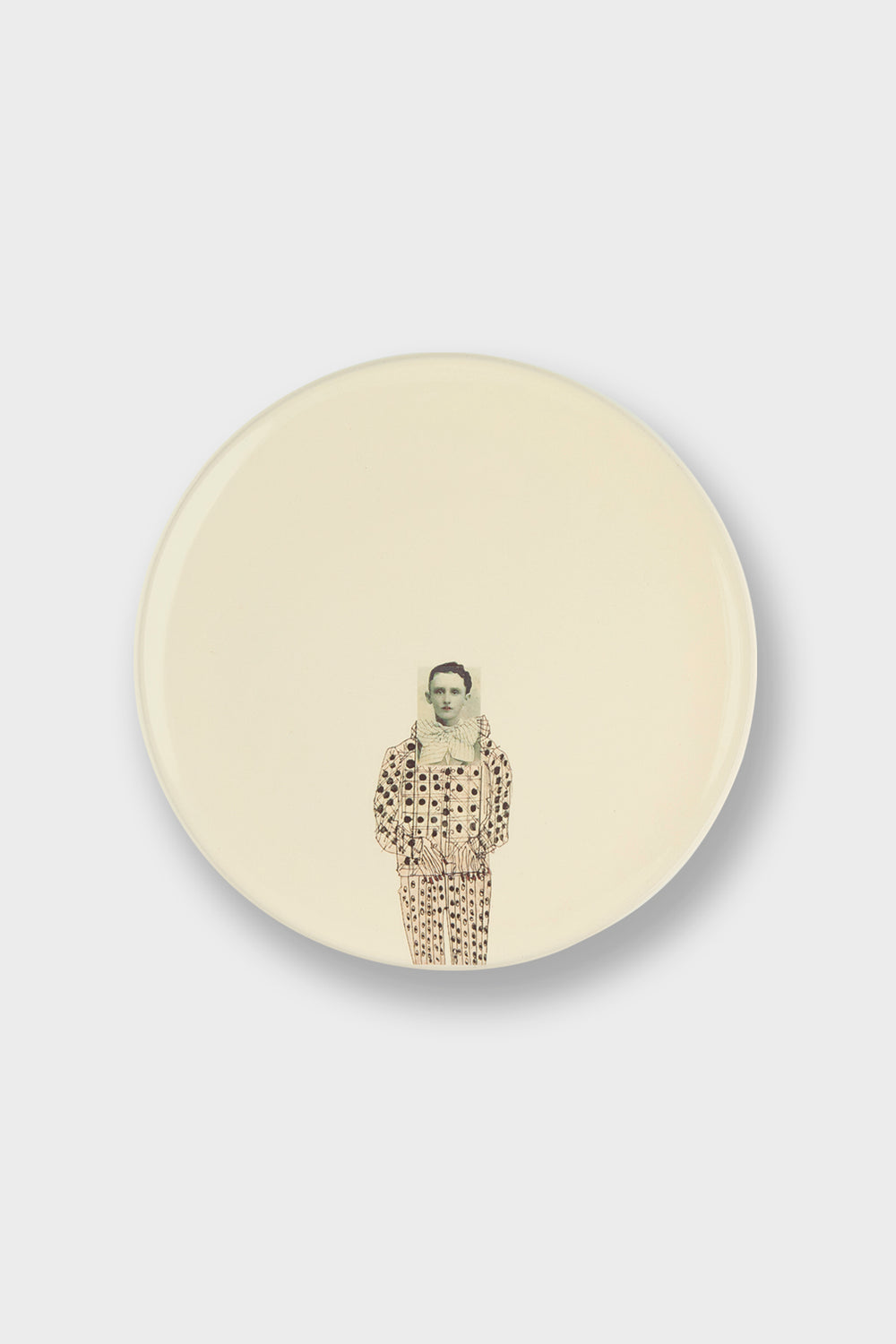 Set of three bread plates